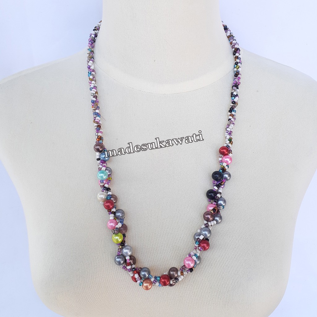 Kalung mote bola bola aksesoris bali