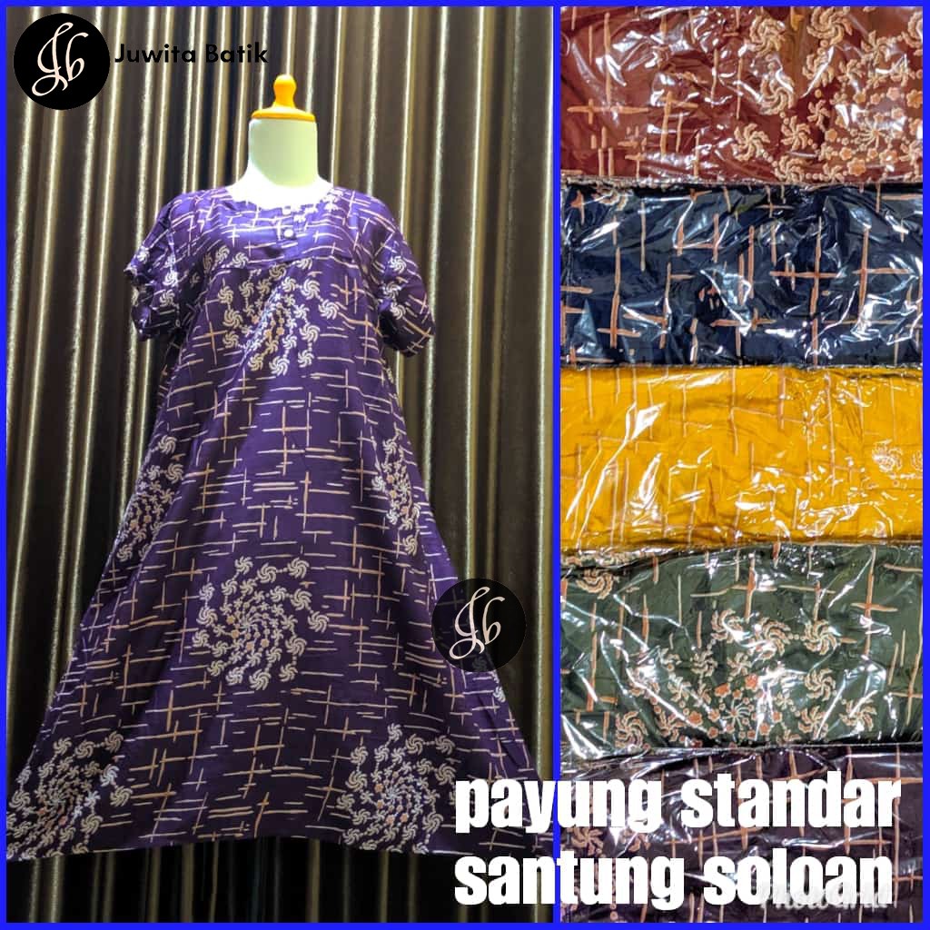 Juwita Batik - Daster Payung Murah Busui Bahan Rayon Soloan Part 1