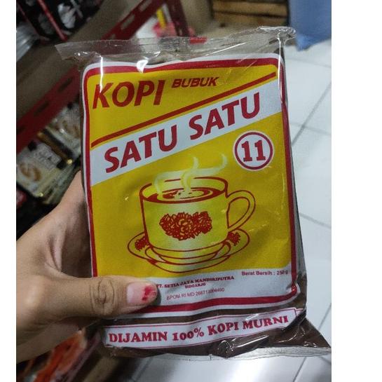 

Shopee 3.15 Kopi Bubuk Satu Satu 250 gr | Ready Stok | Termurah | Grosir