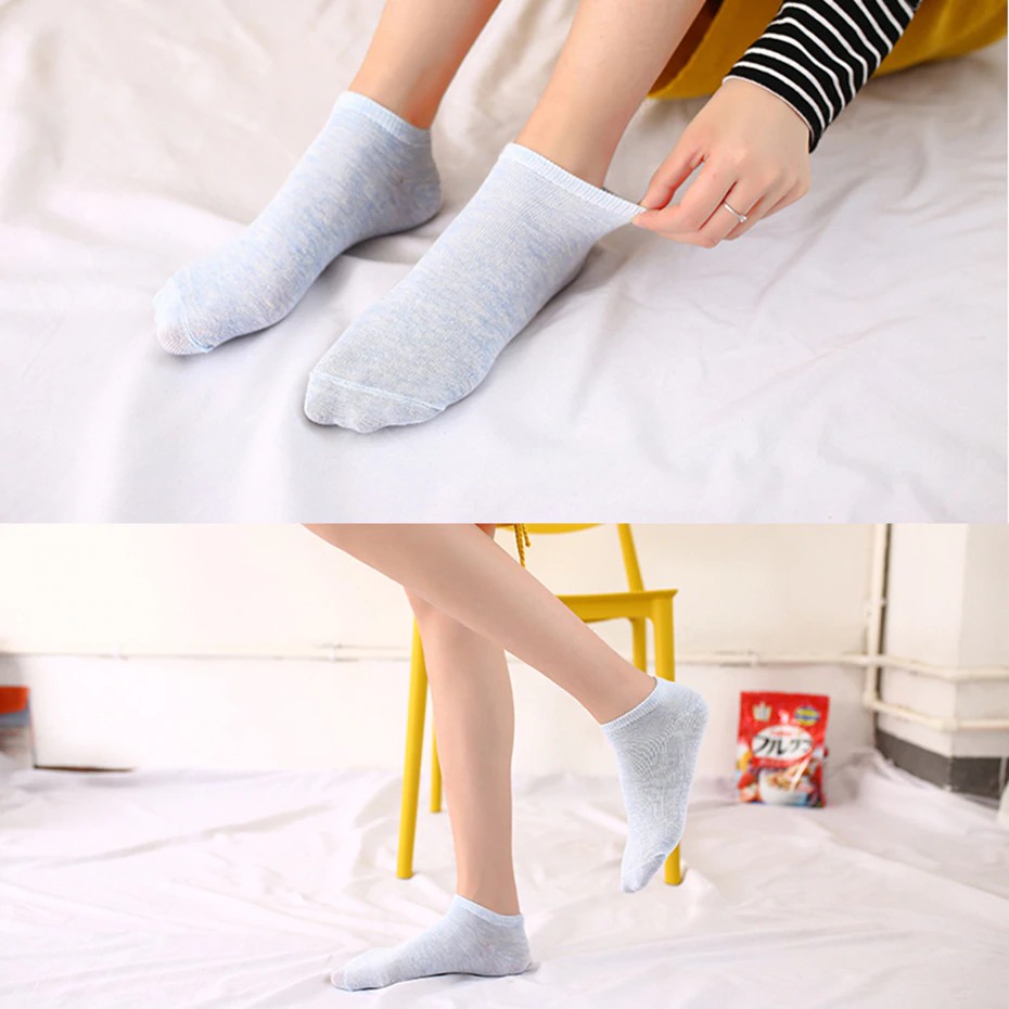 OVERFLOWS.ID KAOS KAKI MATA KAKI ANKLE SOCK WANITA CEWE REMAJA POLOS KOREA