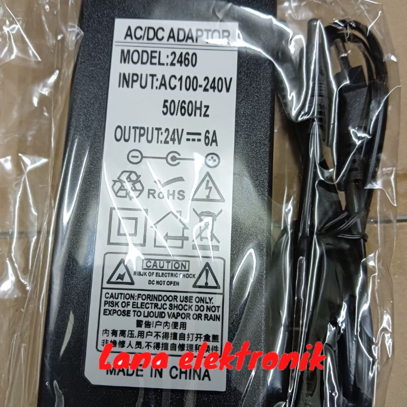 adaptor 24V-6A DC