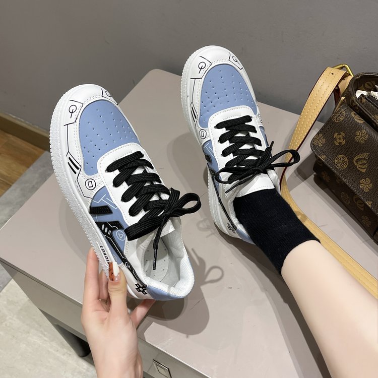 TBIG [COD] Sepatu Sneakers ATRLOADING Sepatu Import Wanita Sepatu Korea Style Sekolah Kuliah