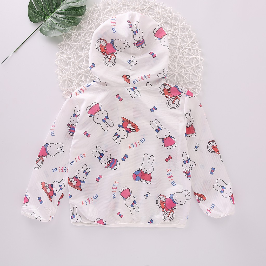 JAKET HOODIE ANAK PEREMPUAN MOTIF KELINCI  / JAKET STYLE FASHION IMPORT UMUR 1 - 5 TAHUN-2