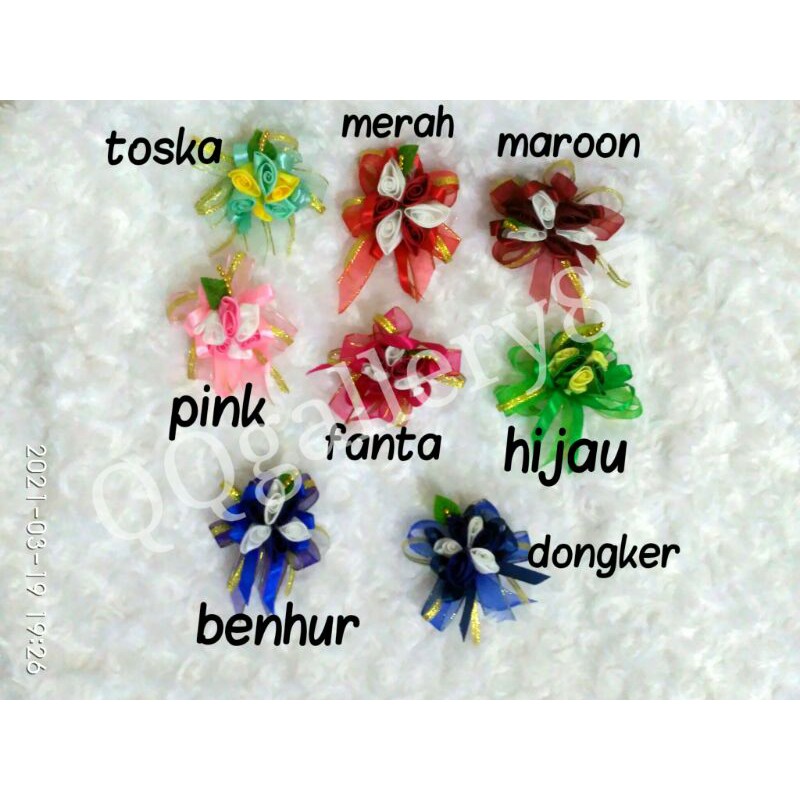 

bunga pita jadi (RG Mini) untuk hantaran seserahan jual per biji