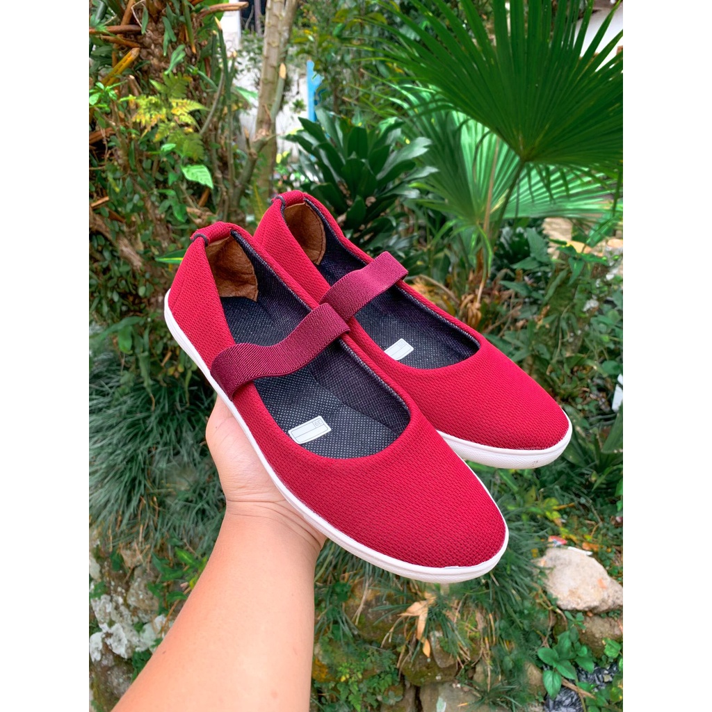 YASMINALSHOP11- slip on wanita dewasa tali karet polos trendy