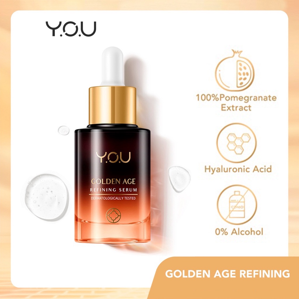 YOU Serum Wajah Golden Age Series | Make Up Skin Care Essence Facial Wash Eye Day Night Serum