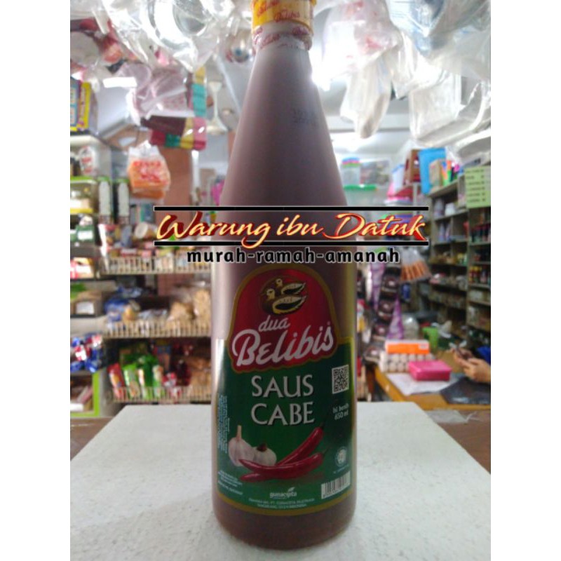 

Saus sambal/saus cabe cap Dua Belibis Botol Plastik 650ml