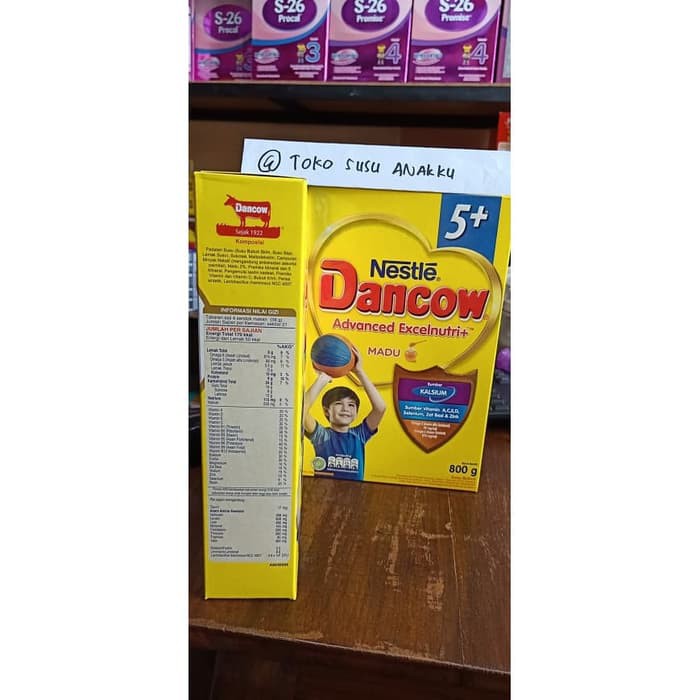 

SUSU DANCOW 5+ MADU 800GR
