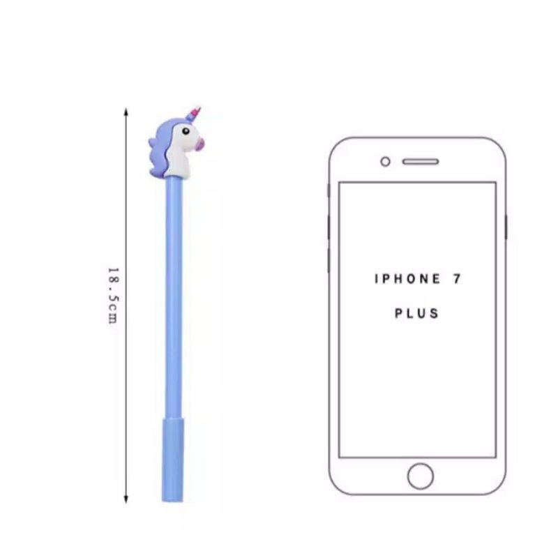 

Gratis Ongkir Pulpen Unicorn Poni kuda selusin pony pen gel karakter unik lucu