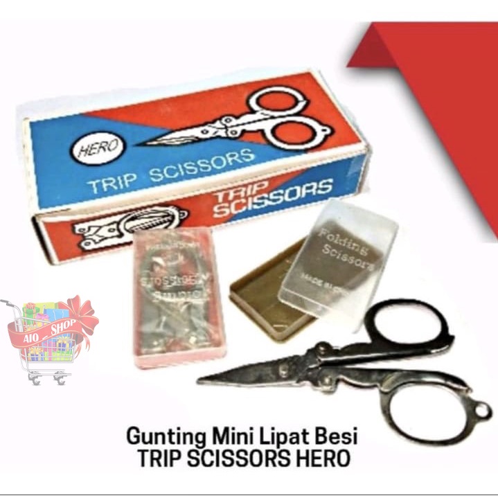 

AIO SHOP-Gunting Lipat Bahan Stainless Steel Folding Scissors Murah