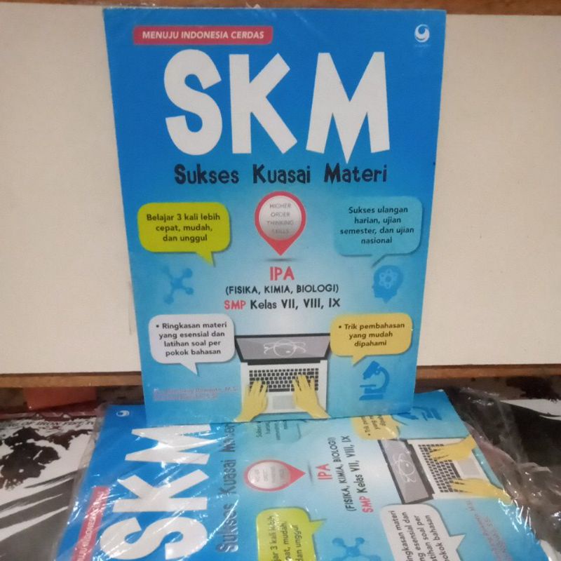 Buku Bimbel - SKM Sukses Kuasai Materi IPA  ( FISIKA, KIMIA, BIOLOGI ) SMP Kelas VII, VIII , IX