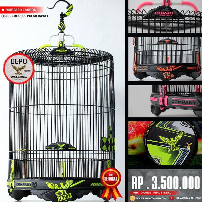 SANGKAR MURAI RADJA CARBON 3D