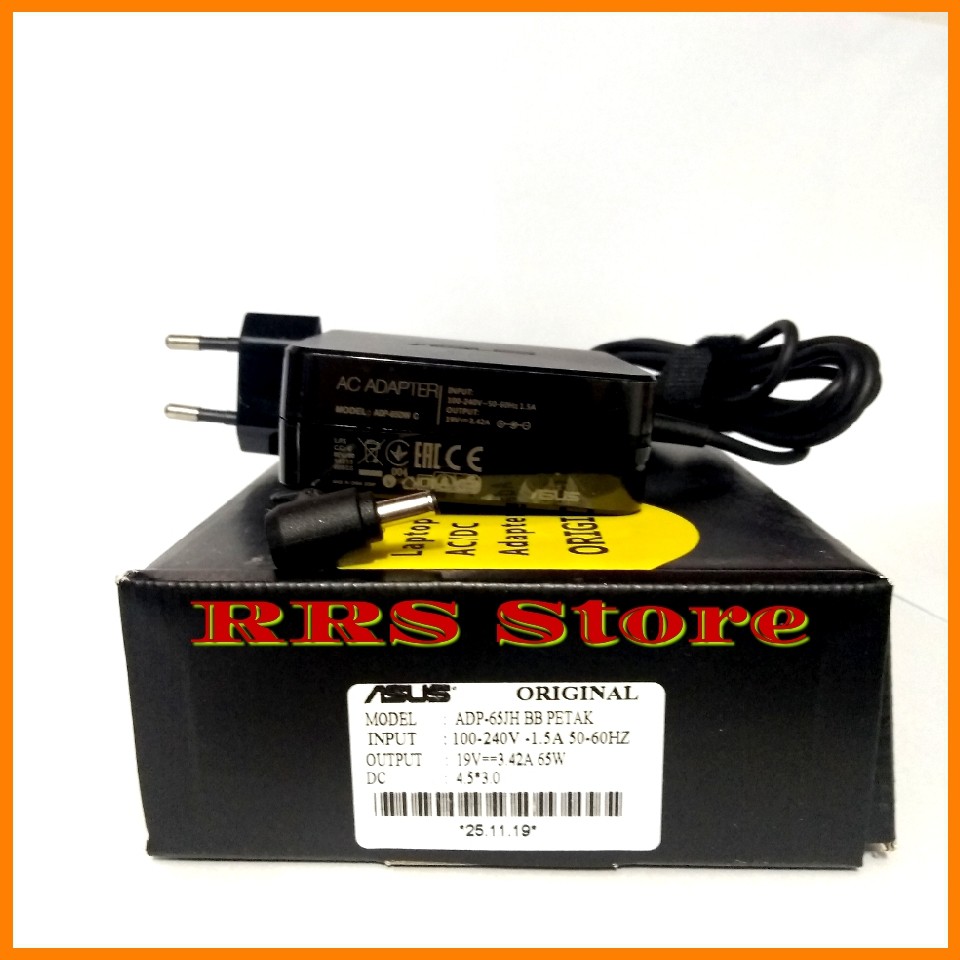 Adaptor Charger laptop Asus 19V 3.42A 4.5 X 3.0 mm 65W ORIGINAL