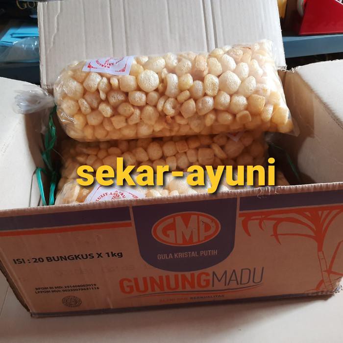 

Kerupuk kulit/rambak/krecek asli sapi 500gr untuk sayur