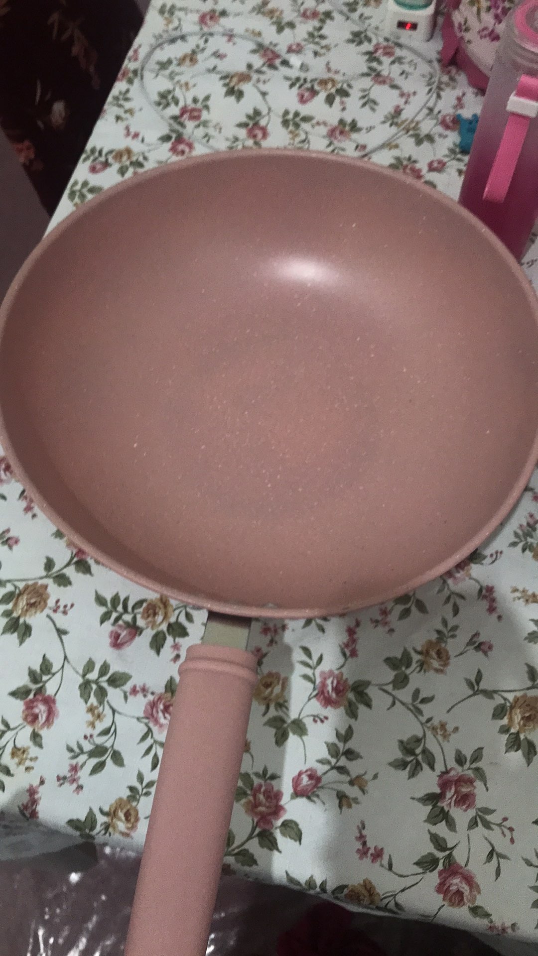 Wajan Enamel Gagang Warna Marble Frypan 34 Cm Kuaida