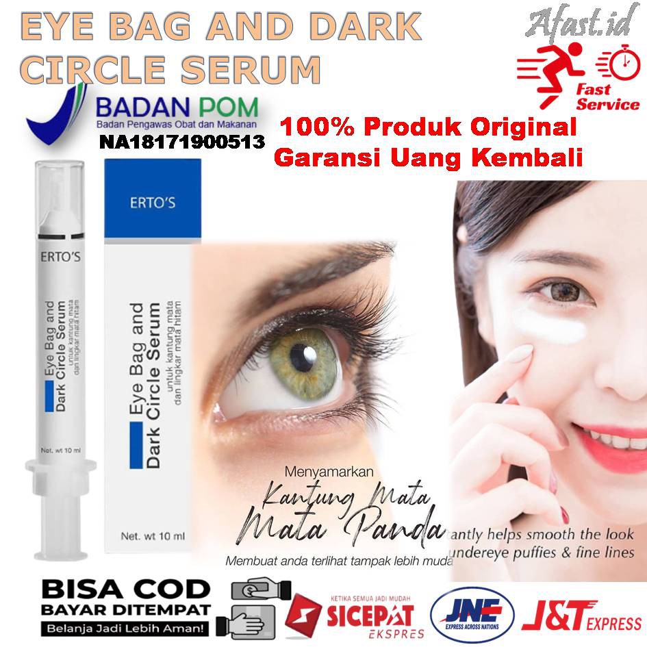 Pemanjang Bulu Mata Ertos Eyelash Serum Lash Serum 100% Original Terdaftar BPOM ERTOS Skin Care Hala