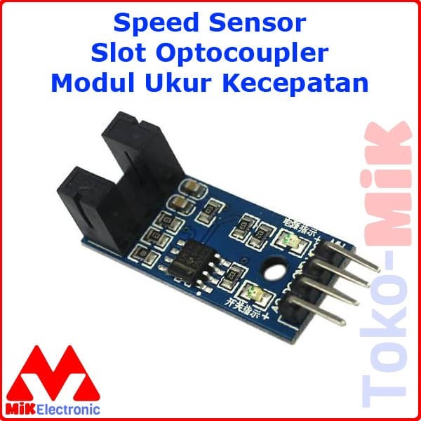 MOTOR SPEED SENSOR MODUL UKUR RPM KECEPATAN SLOT OPTOCOUPLER ARDUINO