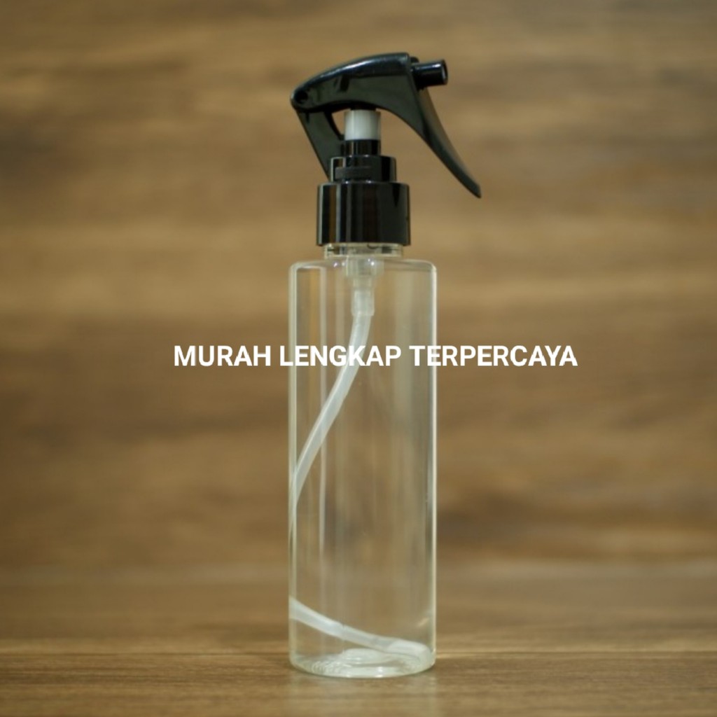 BOTOL 150ML SRPAY TRIGGER HITAM PET RF/ BOTOL SPRAY TRIGGER 150 ML RF