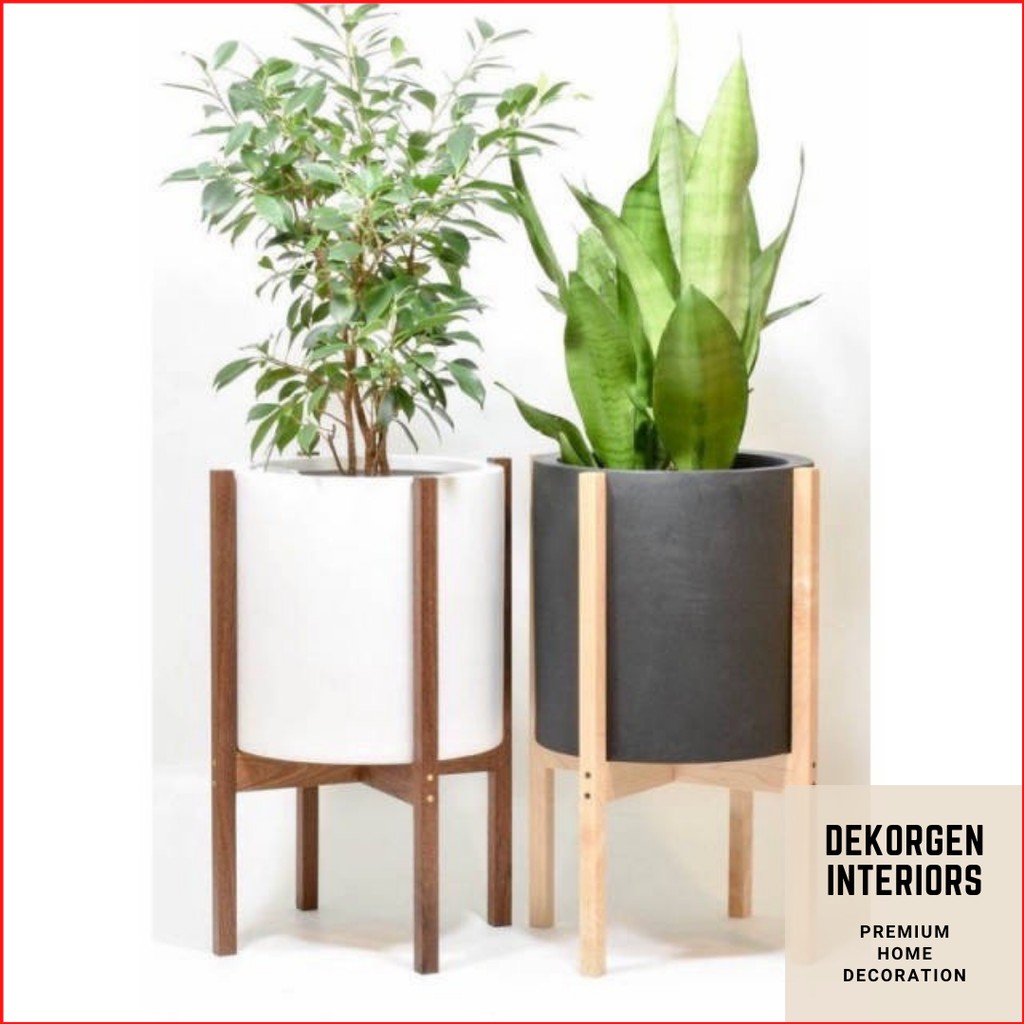 Rak Bunga Standing Pot Tanaman Bunga Rak Bunga Kayu Pot Bunga Kayu Standing Pot Dekorgen