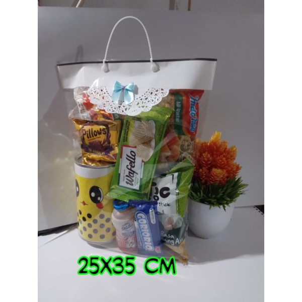 

Tas snack ultah besar ( 25x35cm)