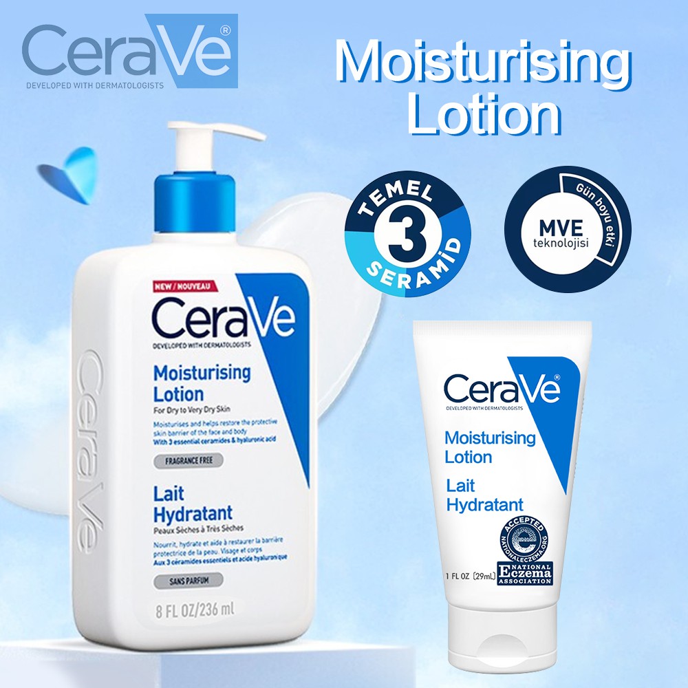 Original CeraVe Ultra Moisturizing Lotion moisturizing cream 236ml/29ml Travel Size Body