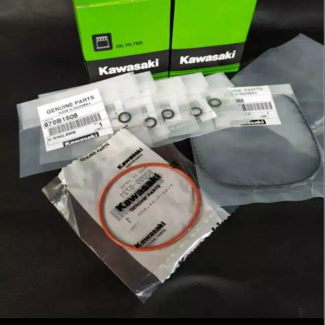 Karet oring head besar dan kecil ninja 150 r rr original Kawasaki