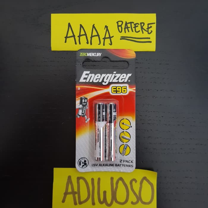  Baterai  ENERGIZER E96 AAAA A4  1 5V Alkaline  Shopee Indonesia