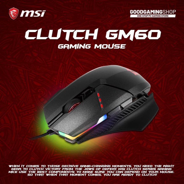 MSi Clutch GM60 - Gaming Mouse