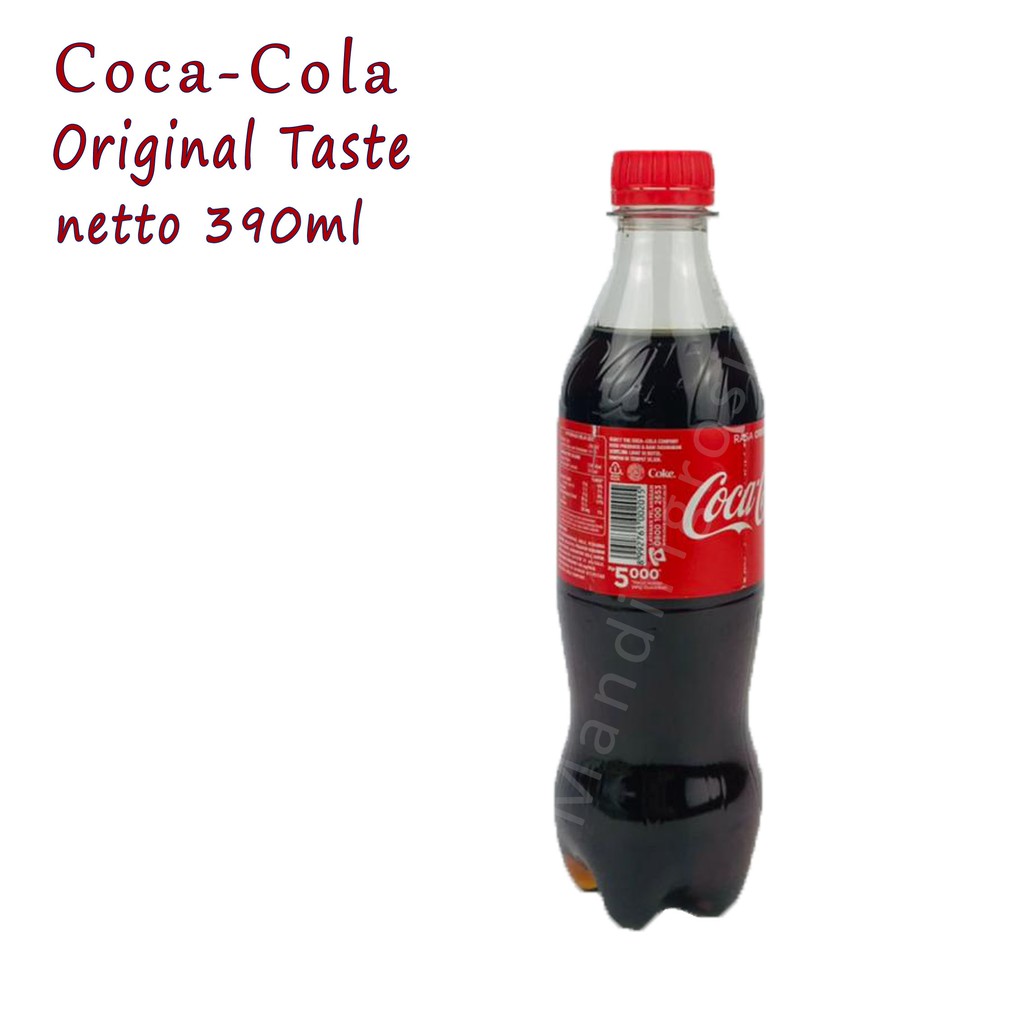 Minuman Berkarbonasi rasa Cola * Coca Cola * Original * 390ml