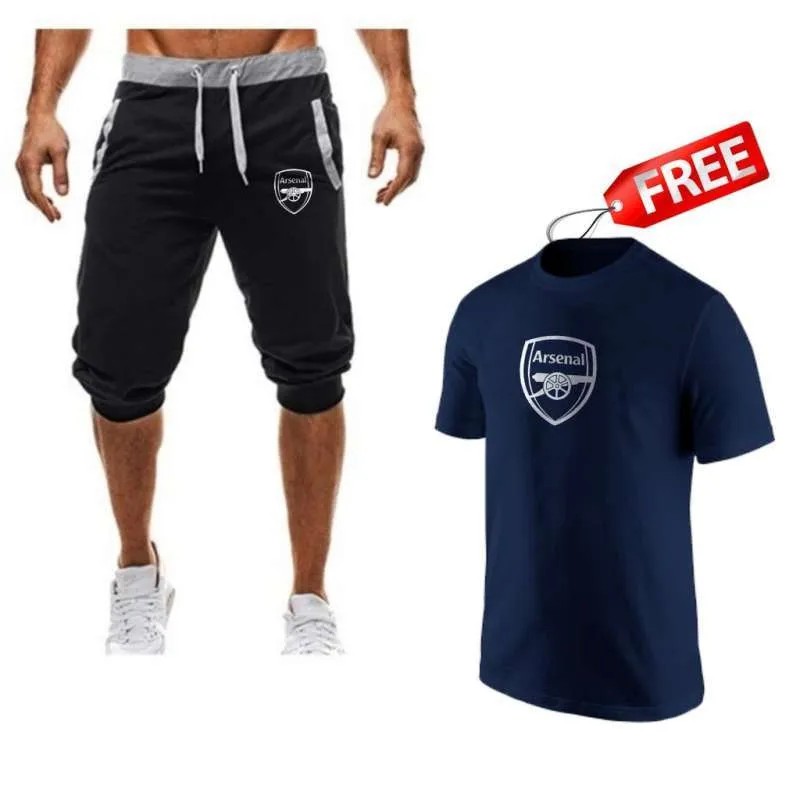 Jogger Pendek Arsenal Celana Unisex Training Pendek Gym Keren Big Size