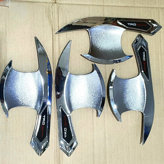 Outer mangkok handle pintu TOYOTA INOVA Innova reborn 2016 sampai 2022 2017 2018 2019 2020 2021 chrome crome hitam carbon