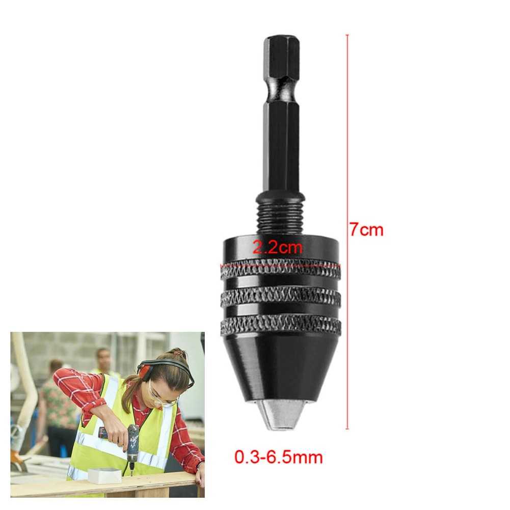 Penjepit Mata Bor Drill Chuck Bit Change 1/4 Hex Shank Material Carboon Steel Berkualitas Perkakas Multifungsi