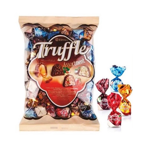 Coklat Arab 1kg - Truffle-Permen Coklat Chocolate Elvan Truffle Assortment