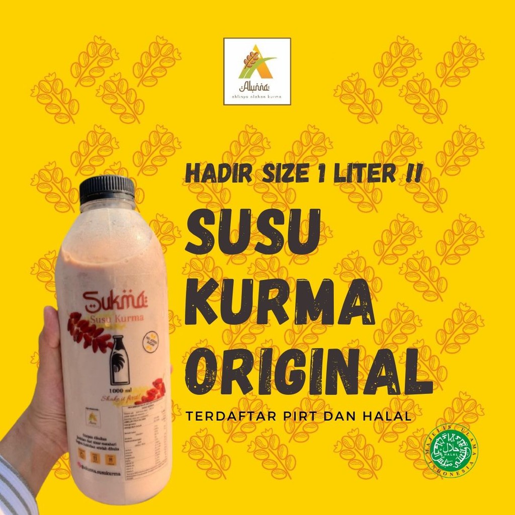 

Susu Kurma 1000 ml ( 1 Liter )