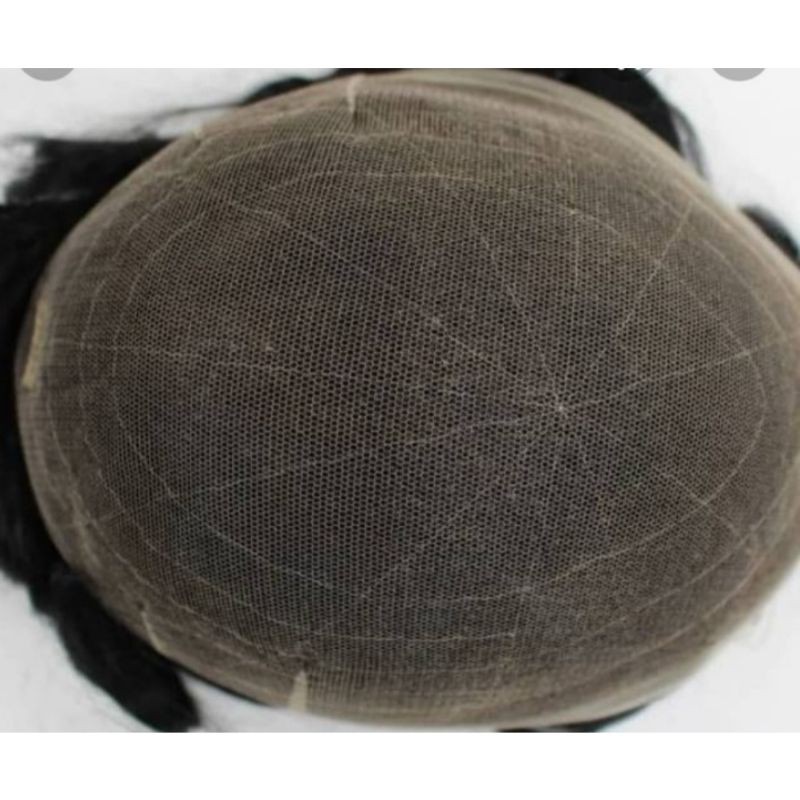 Toupee / hair toupee / penutup botak pria Swiss Lace Human Hair