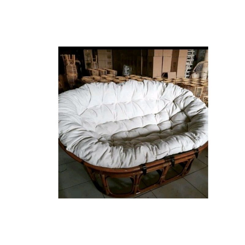 KURSI ROTAN MAMASAN DOUBLE MURAH