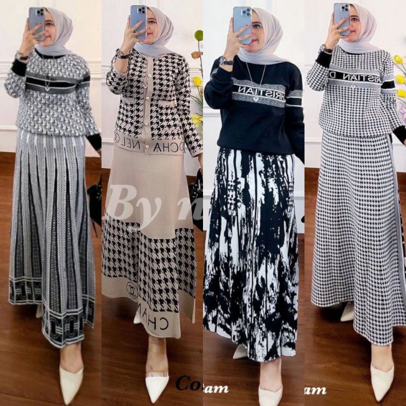 BEST SELLER SET ROK RAJUT PREMIUM/SET ROK RAJUT DOOR/SANICE SET/SET ROK RAJUT DR IMPORT/SET RAJUT CH