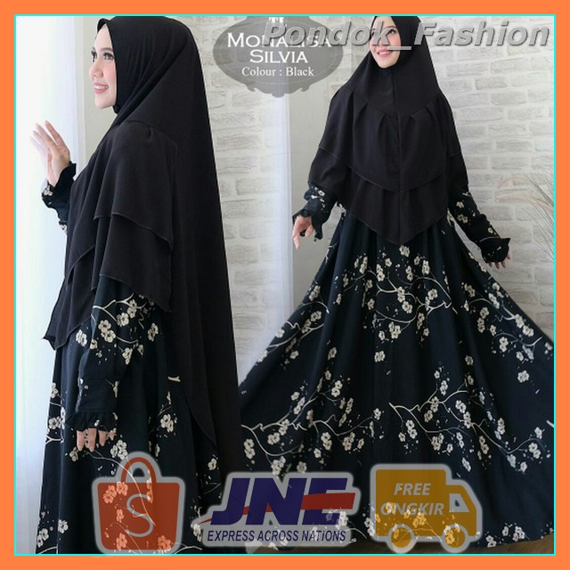 Limited Gamis Wanita Muslim Monalisa Silvia Syari  -  SKUFT102