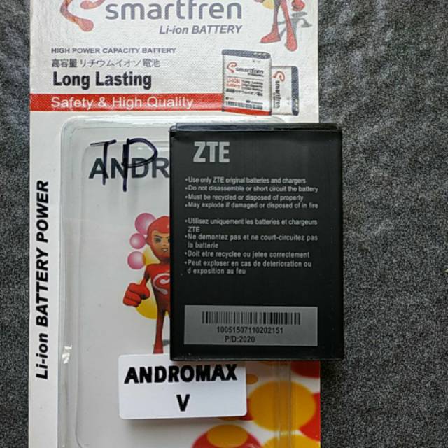 baterai Andromax v / n986 / zte blade / v9820 original batt battery mantap murah meriah