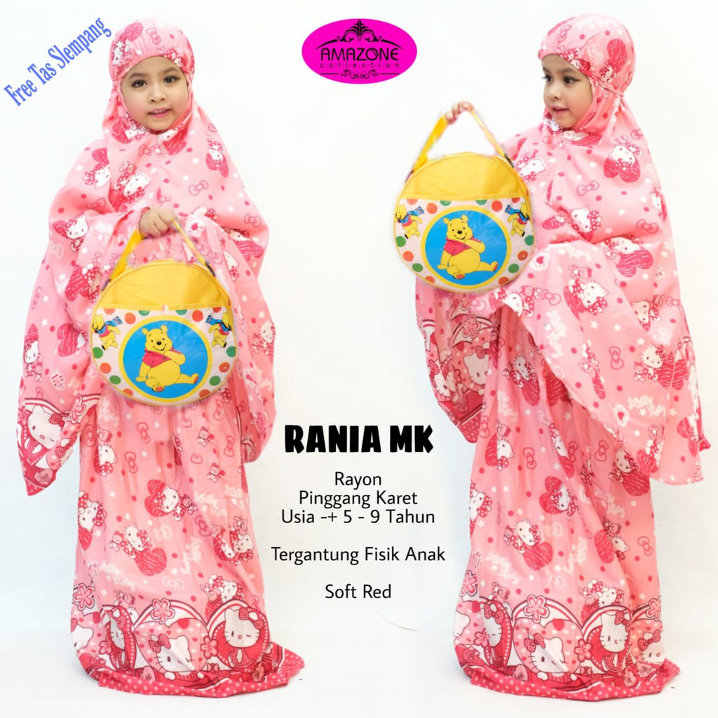 MUKENA BAGUS anak umur 5-9 tahun