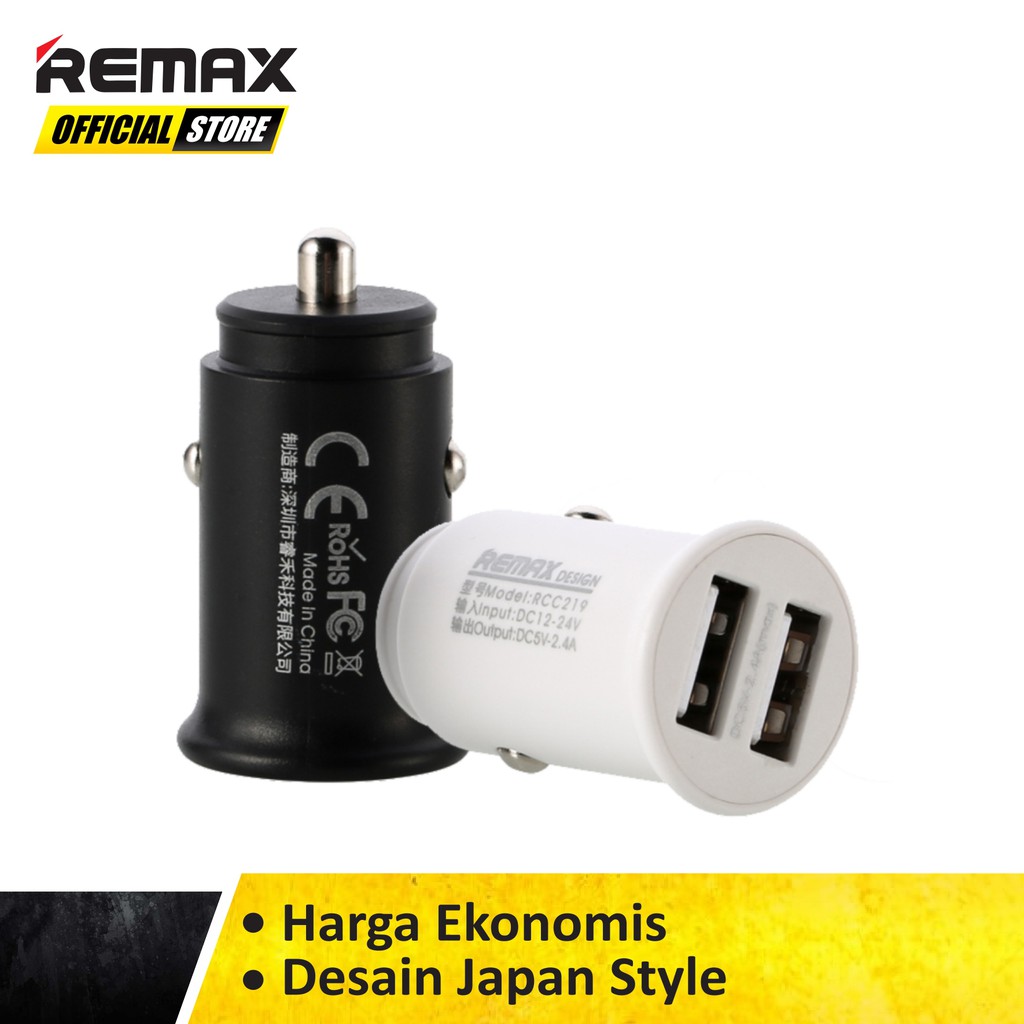 Remax Roki Car Charger Roki 2 Port USB RCC-219