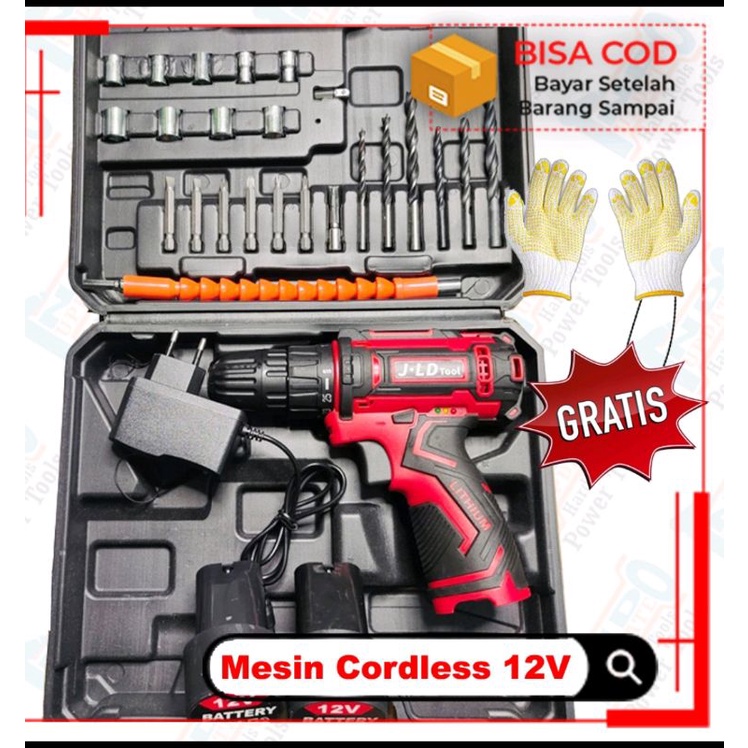 bor cas 12 volt jld merah