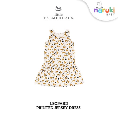 Little Palmerhaus Printed Jersey Dress Baby Girl Anak Perempuan