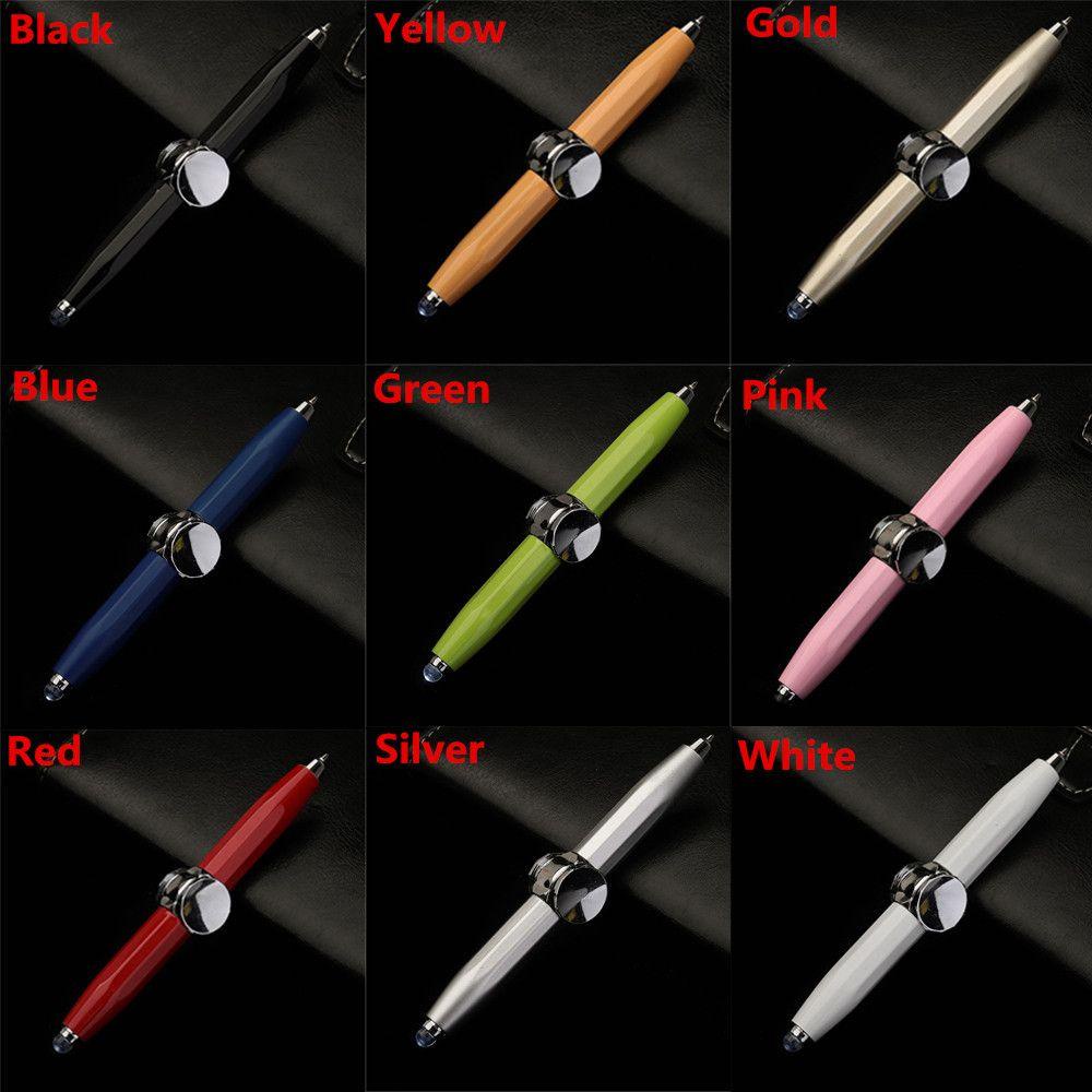 Suyo Fidget Spinner Pen Dekompresi Multi-Fungsi Gyroscope LED