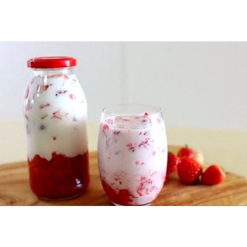 

Korean strawberry dan banana mik