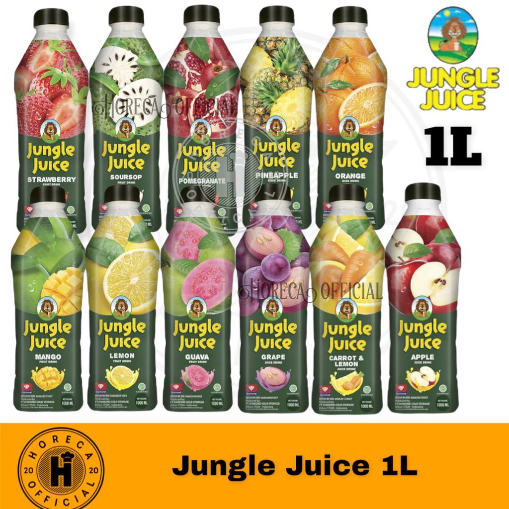 

JUNGLE JUICE FRUIT DRINK 1L ALL VARIANT / MINUMAN JUS RASA BUAH 1000ML