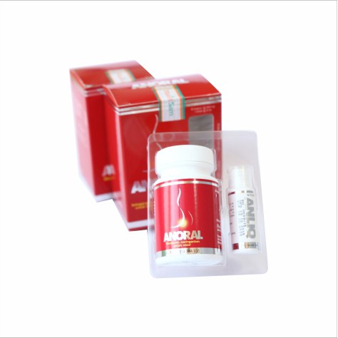 ANORAL ANLIQ - OBAT WASIR 30 KAPS + 1 BOTOL SALEP