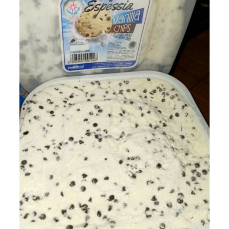 

Indoeskrim vanilla chip 8 liter