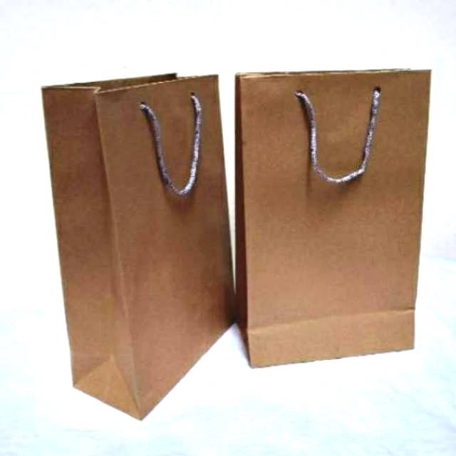 Paperbag/tas kertas wafer + teh pucuk UK 15x8x25