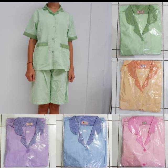 Baju suster celana kulot-baju suster pendek celana pendek